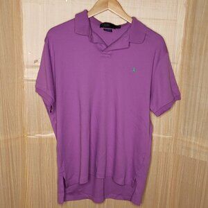 Polo Ralph Lauren Custom Fit Purple Short Sleeve Polo Large